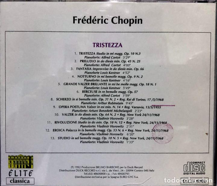 CDs de m&uacute;sica: CHOPIN - Arthur Rubinstein - Arturo Benedetti - TRISTEZZA - Foto 3