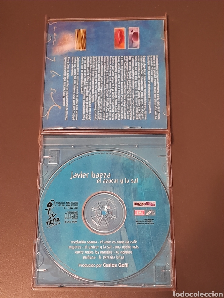 CDs de m&uacute;sica: Javier Baeza - El az&uacute;car y la sal - Cd - Foto 3