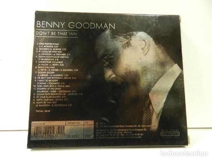 CDs de m&uacute;sica: DISCO CD. Benny Goodman &ndash; Dont Be That Way. COMPACT DISC. - Foto 2