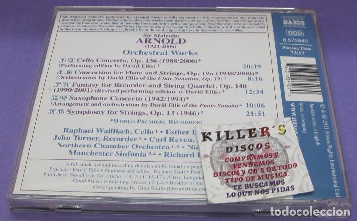 CDs de m&uacute;sica: Arnold - Cello Concerto - CD Naxos - Foto 2