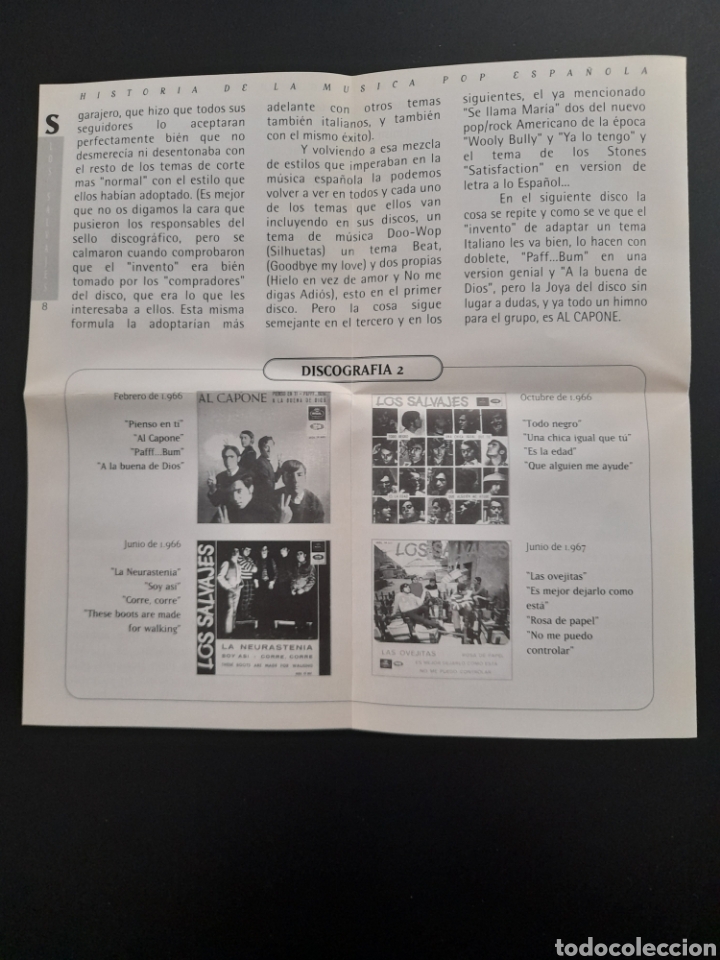 CDs de m&uacute;sica: LOS SALVAJES, VOL 1 Y 2 - Foto 8