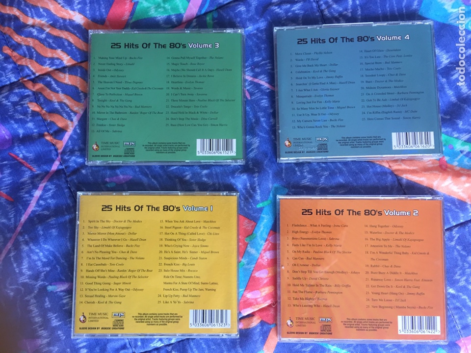 CDs de m&uacute;sica: 4 Cd&rsquo;s con canciones de los 80 - Foto 2