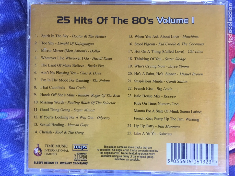 CDs de m&uacute;sica: 4 Cd&rsquo;s con canciones de los 80 - Foto 3