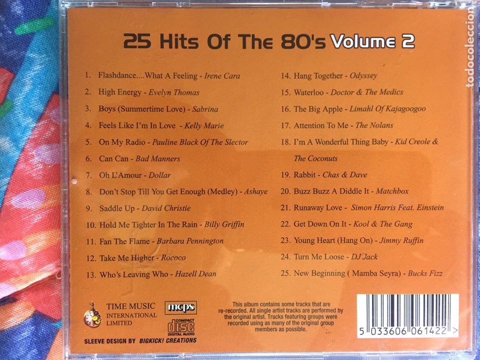 CDs de m&uacute;sica: 4 Cd&rsquo;s con canciones de los 80 - Foto 4