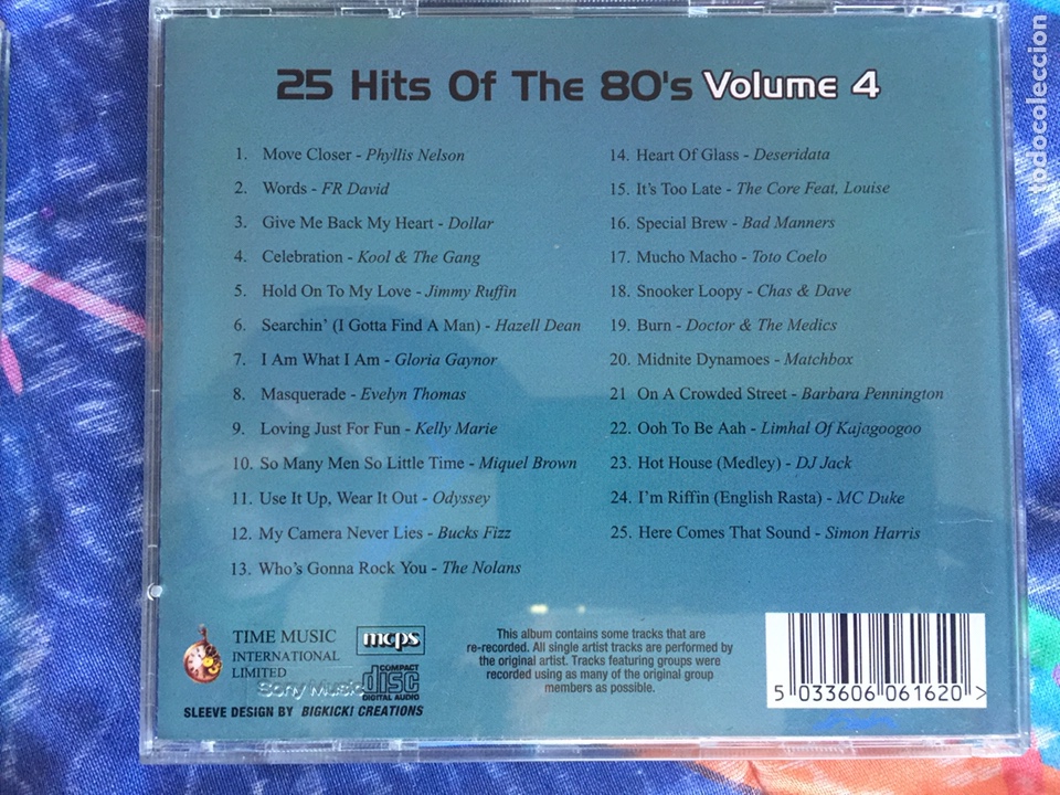 CDs de m&uacute;sica: 4 Cd&rsquo;s con canciones de los 80 - Foto 5