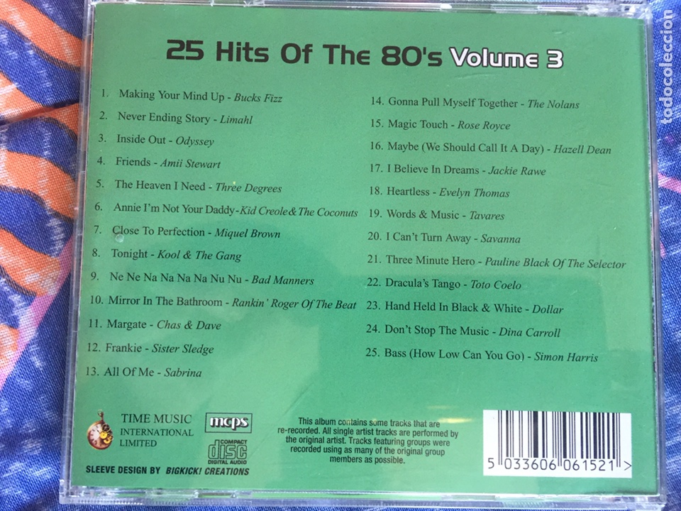 CDs de m&uacute;sica: 4 Cd&rsquo;s con canciones de los 80 - Foto 6