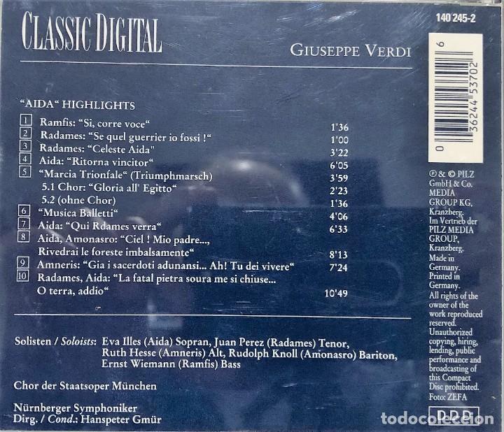 CDs de m&uacute;sica: Giuseppe Verdi &lrm;&ndash; Aida - CLASSICAL DIGITAL DDD - Foto 3