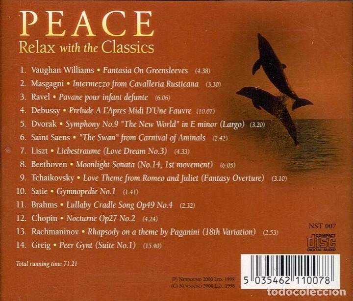 CDs de m&uacute;sica: Peace - Relax With The Classics. CD - Foto 2