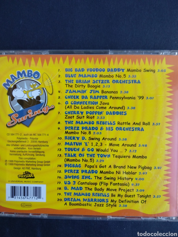 CDs de m&uacute;sica: *MAMBO, SWING, POLYSTAR, 1999 - Foto 2