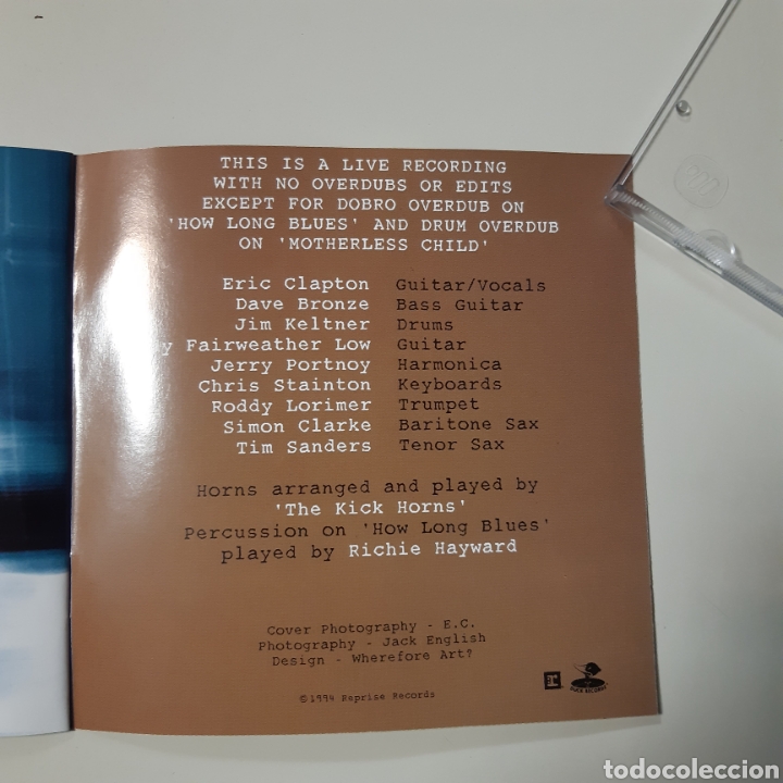 CDs de m&uacute;sica: CD Eric Clapton From the cradle a&ntilde;o 1994 - Foto 5