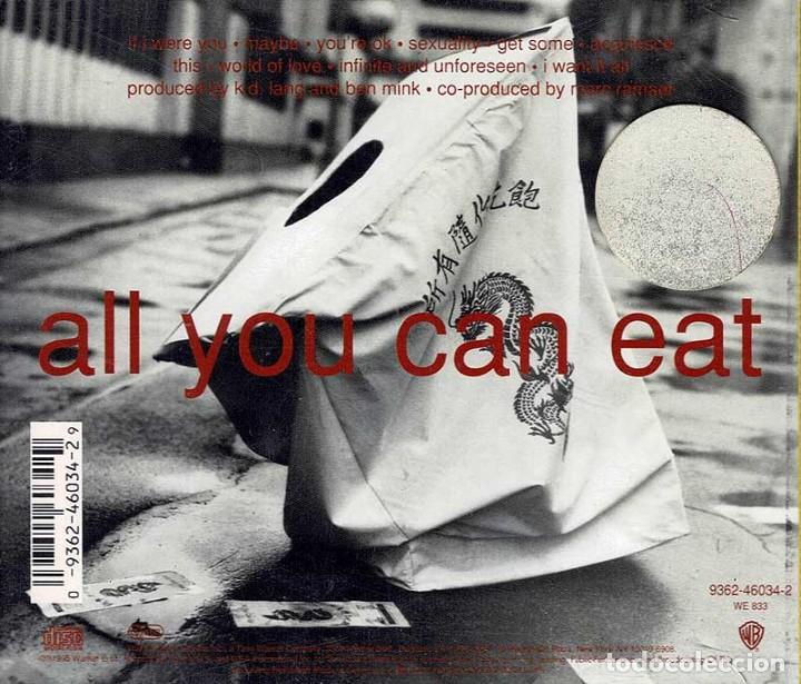 CDs de m&uacute;sica: K.D. Lang - All You Can Eat. CD - Foto 2