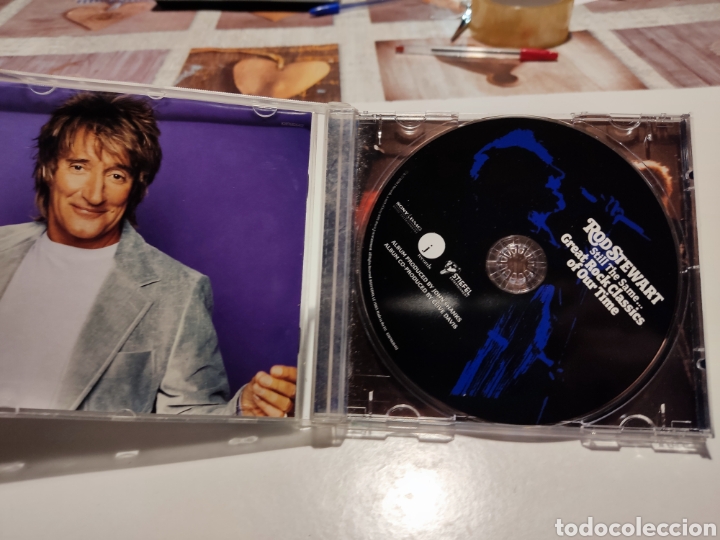 CDs de m&uacute;sica: CD Rod Stewart great rock classics - Foto 2