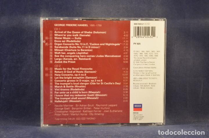 CDs de m&uacute;sica: HANDEL - THE ESSENTIAL HANDEL - 2 CD - Foto 2