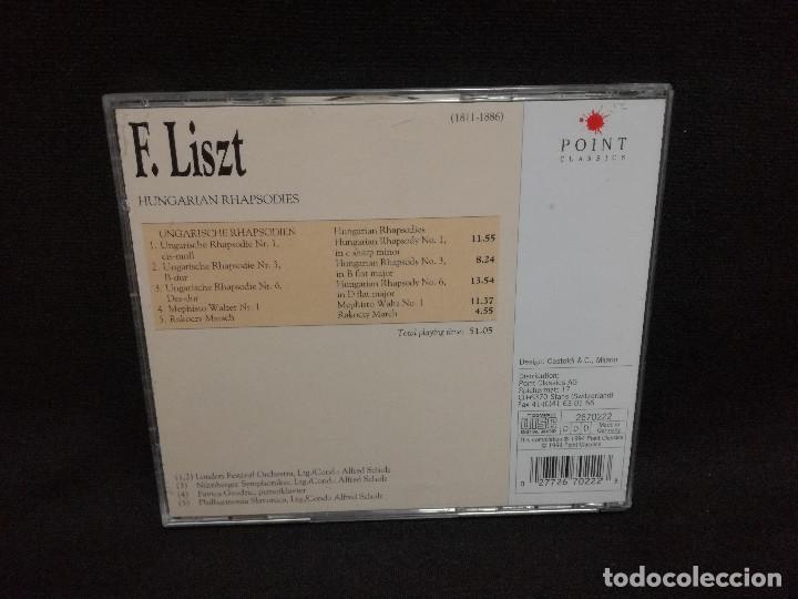 CDs de m&uacute;sica: CD - LISZT - HUNGARIAN RHAPSODIES - Foto 2