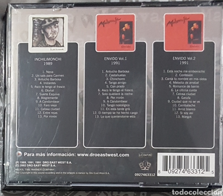 CDs de m&uacute;sica: MALEVAJE-DISCOGRAFIA BASICA. 3 CD. TANGO - Foto 2