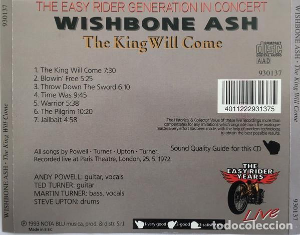 CDs de m&uacute;sica: WISHBONE ASH - The King Will Come (CD) - Foto 2