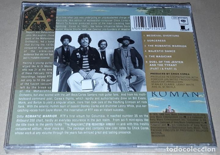 CDs de m&uacute;sica: CD - RETURN TO FOREVER - ROMANTIC WARRIOR - NUEVO Y PRECINTADO - Foto 2