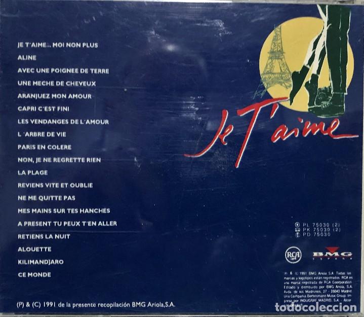CDs de m&uacute;sica: Various &ndash; Je TAime - CD, Compilation - RCA - Foto 3