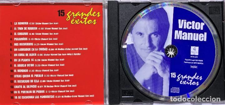 CDs de m&uacute;sica: V&iacute;ctor Manuel &ndash; 15 Grandes Exitos - CD, Compilation - Foto 2
