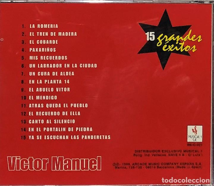 CDs de m&uacute;sica: V&iacute;ctor Manuel &ndash; 15 Grandes Exitos - CD, Compilation - Foto 3