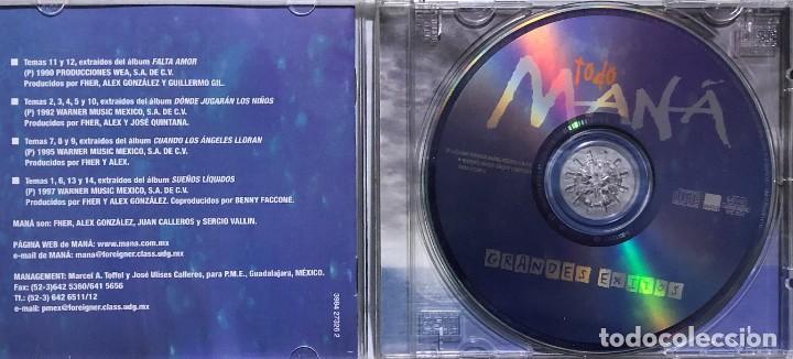 CDs de m&uacute;sica: Man&aacute; &ndash; Todo Man&aacute;: Grandes &Eacute;xitos - CD, Compilation - Foto 2