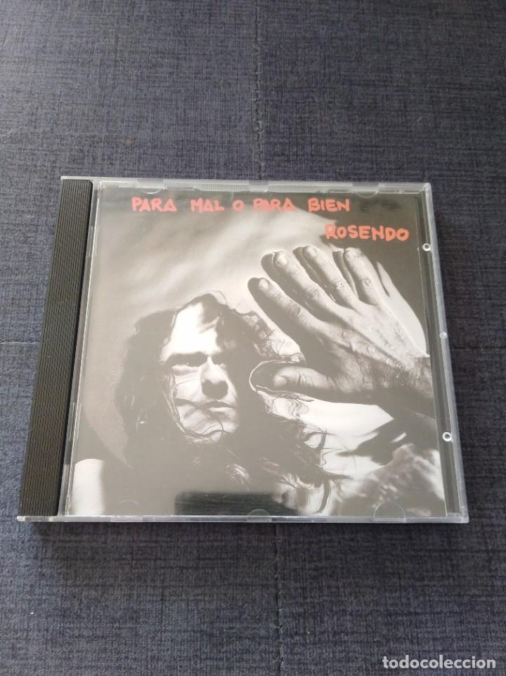CDs de m&uacute;sica: Cd ROSENDO &rdquo;PARA MAL O PARA BIEN&rdquo; - Foto 1