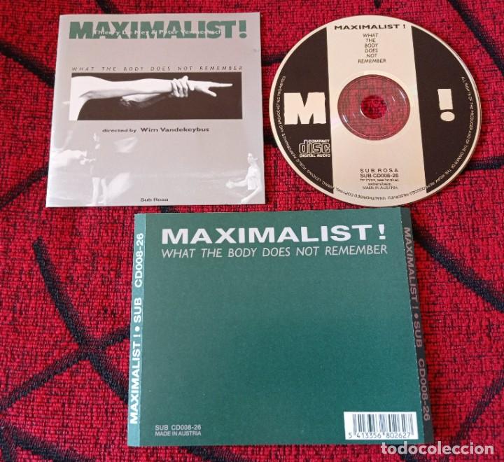 CDs de m&uacute;sica: MAXIMALIST! ** What The Body Does Not Remember ** 1989 AUSTRIA CD ORIGINAL
