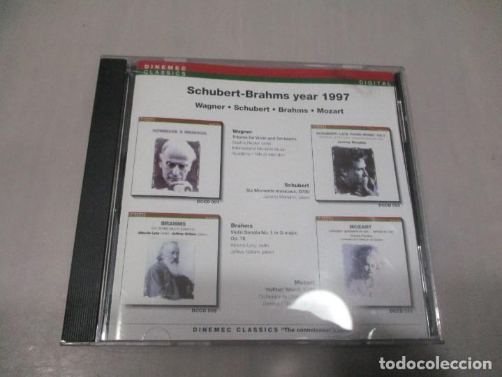 CDs de m&uacute;sica: SCHUBERT-BRAHMAS YEAR 1997 DI1096 - Foto 1