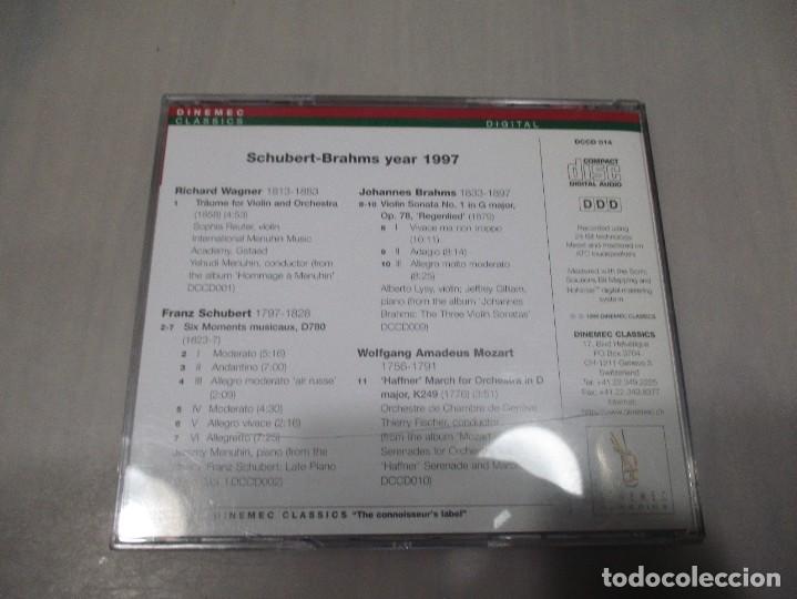 CDs de m&uacute;sica: SCHUBERT-BRAHMAS YEAR 1997 DI1096 - Foto 2