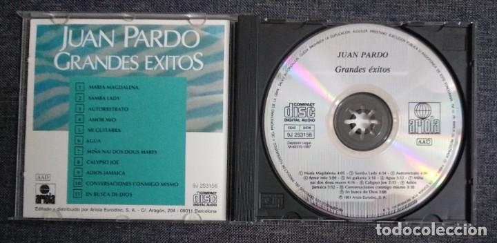 CDs de m&uacute;sica: CD 1987 - JUAN PARDO / GRANDES &Eacute;XITOS - ARIOLA 1987 - Foto 3