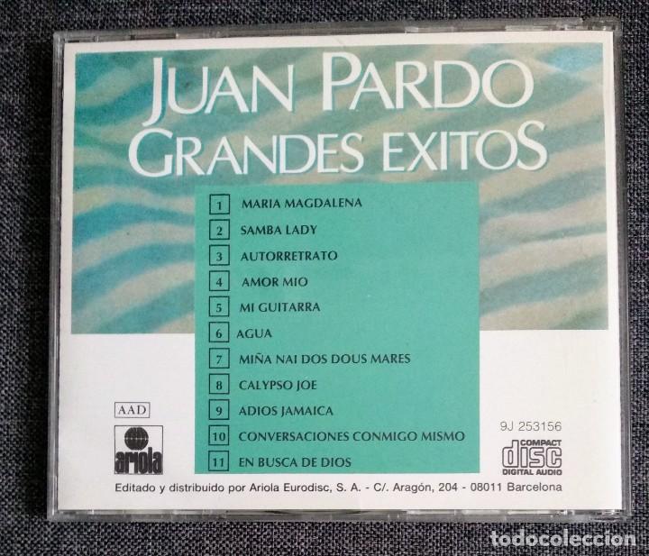 CDs de m&uacute;sica: CD 1987 - JUAN PARDO / GRANDES &Eacute;XITOS - ARIOLA 1987 - Foto 4