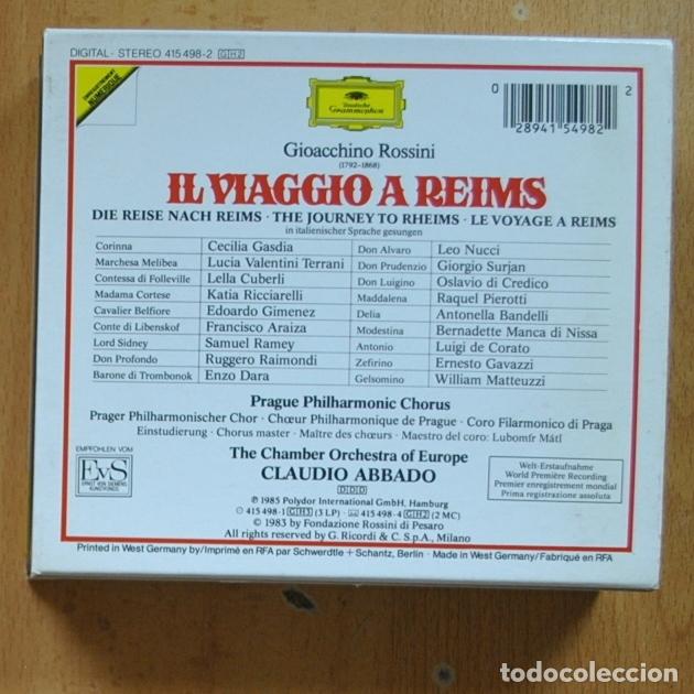 CDs de m&uacute;sica: ROSSINI - IL VIAGGIO A REIMS - CD - Foto 2