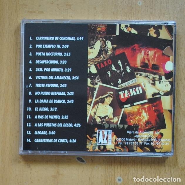 CDs de m&uacute;sica: TAKO - BACKSTAGE - CD - Foto 2