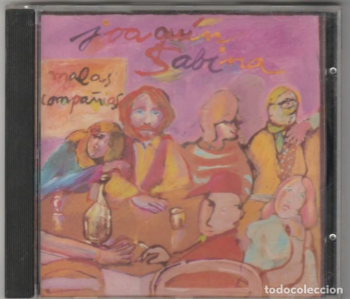 CDs de m&uacute;sica: CD JOAQUIN SABINA - MALAS COMPA&Ntilde;IAS - Foto 1