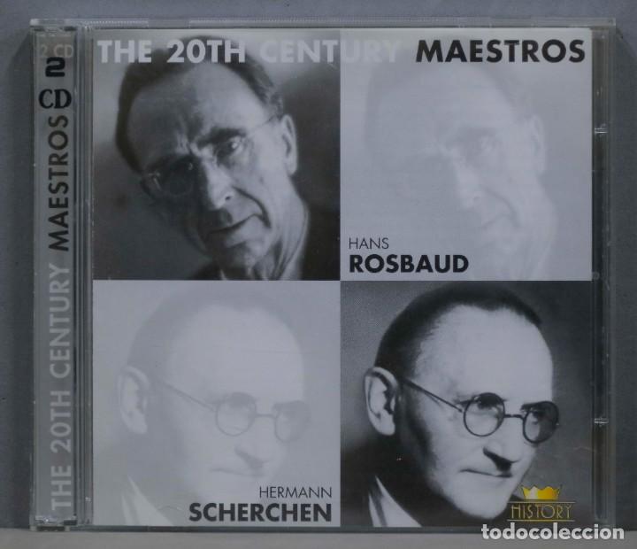 Music CDs: 2 CD. ROSBAUD. SCHERCHEN. THE 20TH CENTURY MAESTROS