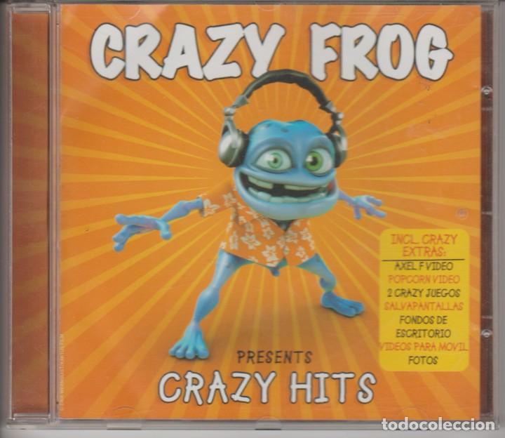CDs de m&uacute;sica: CD- CRAZY FROG PRESENTS CRAZY HITS 2005 - TECHNO - Foto 1