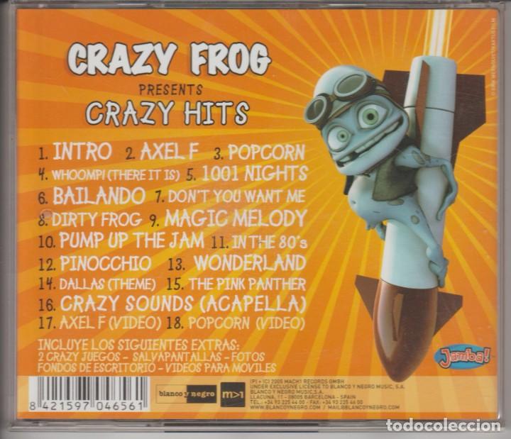 CDs de m&uacute;sica: CD- CRAZY FROG PRESENTS CRAZY HITS 2005 - TECHNO - Foto 2