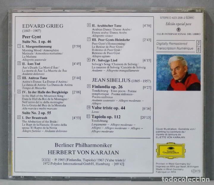 CDs de m&uacute;sica: CD. GRIEG. KARAJAN-EDITION - Foto 2