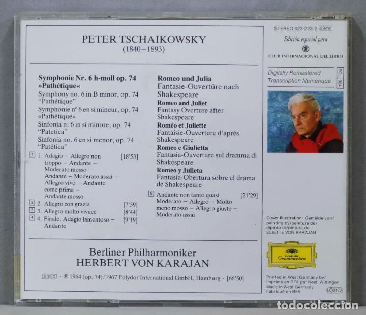 CDs de m&uacute;sica: CD. TSCHAIKOWSKY. KARAJAN-EDITION - Foto 2