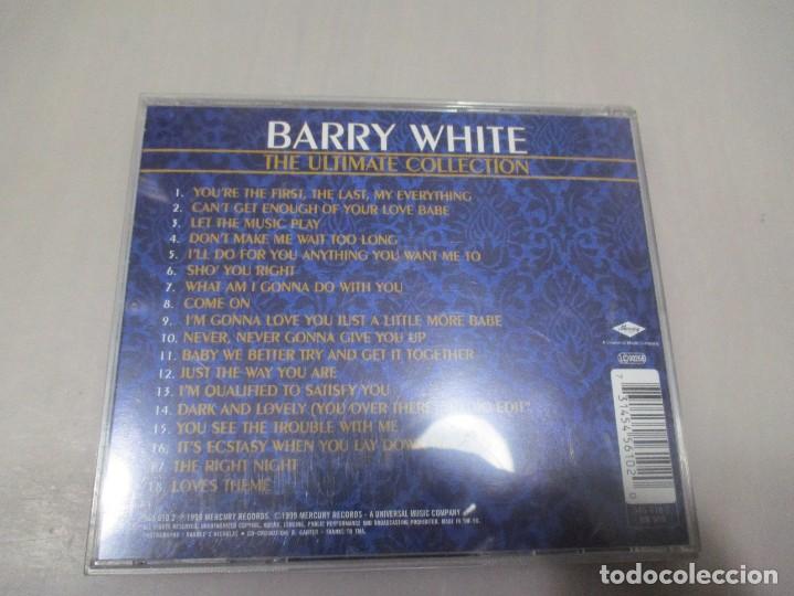 CDs de m&uacute;sica: BARRY WHITE The ultimate collection DI1260 - Foto 2