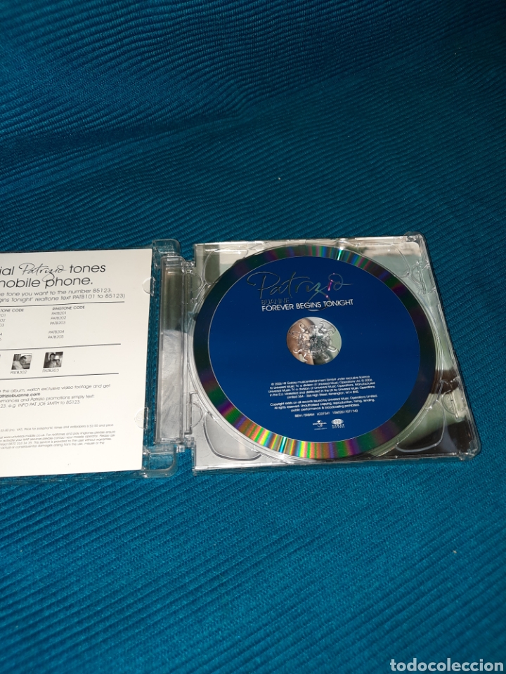 CDs de m&uacute;sica: CD PATRIZIO BUANNE FOREVER BEGINS TONIGHT - Foto 3