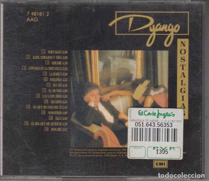 CDs de m&uacute;sica: Dyango cd Nostalgias 1987 EMI - Foto 2