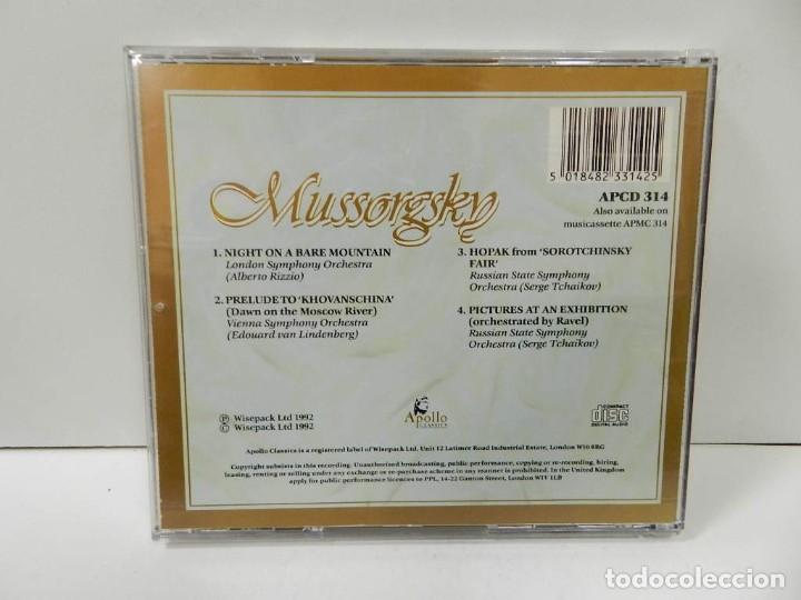 CDs de m&uacute;sica: DISCO CD. Modest Mussorgsky &ndash; Mussorgsky. COMPACT DISC. - Foto 2