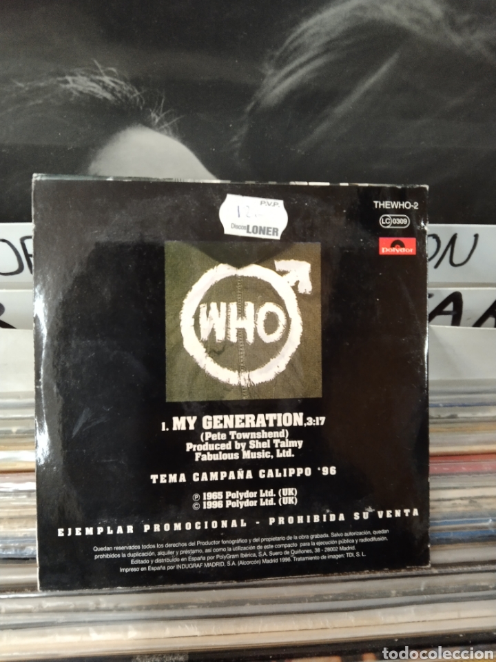 CDs de m&uacute;sica: The Who my generation single - Foto 2