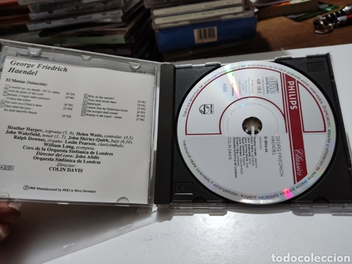 CDs de m&uacute;sica: Cd colin Davis,haendel - Foto 2