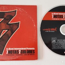 CDs de Musique: CD MUSICA HIP HOP RAP 7 NOTAS 7 COLORES LA MAMI INTERNACIONAL PRESENTA YO VIVO 2000. Lote 307527818