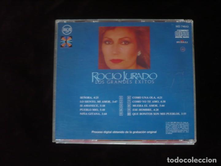 CDs de m&uacute;sica: rocio jurado - los grandes exitos - cd como nuevo - Foto 2