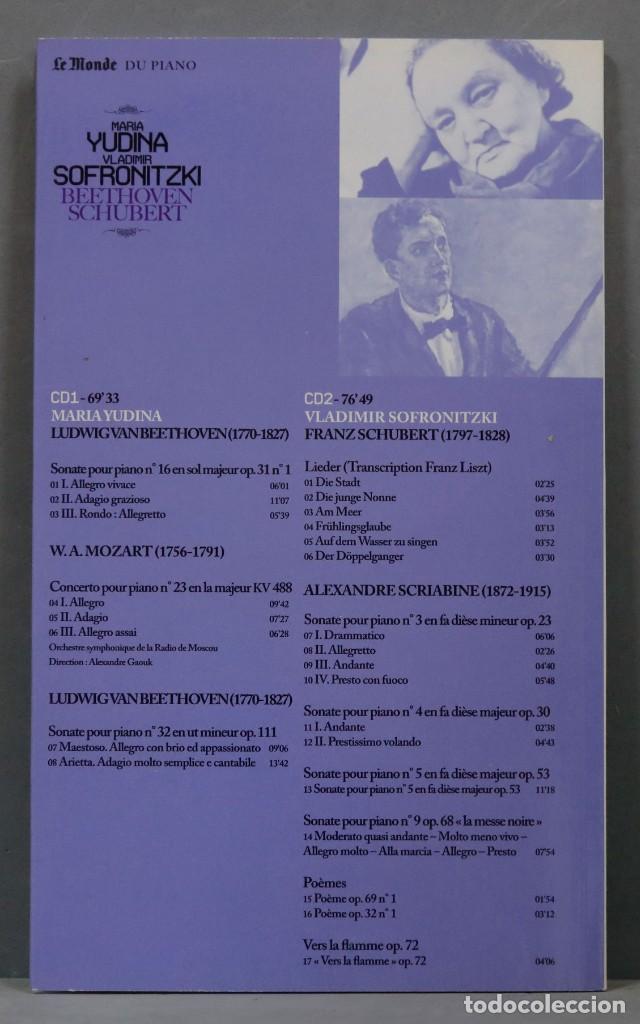 CDs de m&uacute;sica: LIBRO-CD. BEETHOVEN. SCHUBERT. LE MONDE DU PIANO - Foto 2