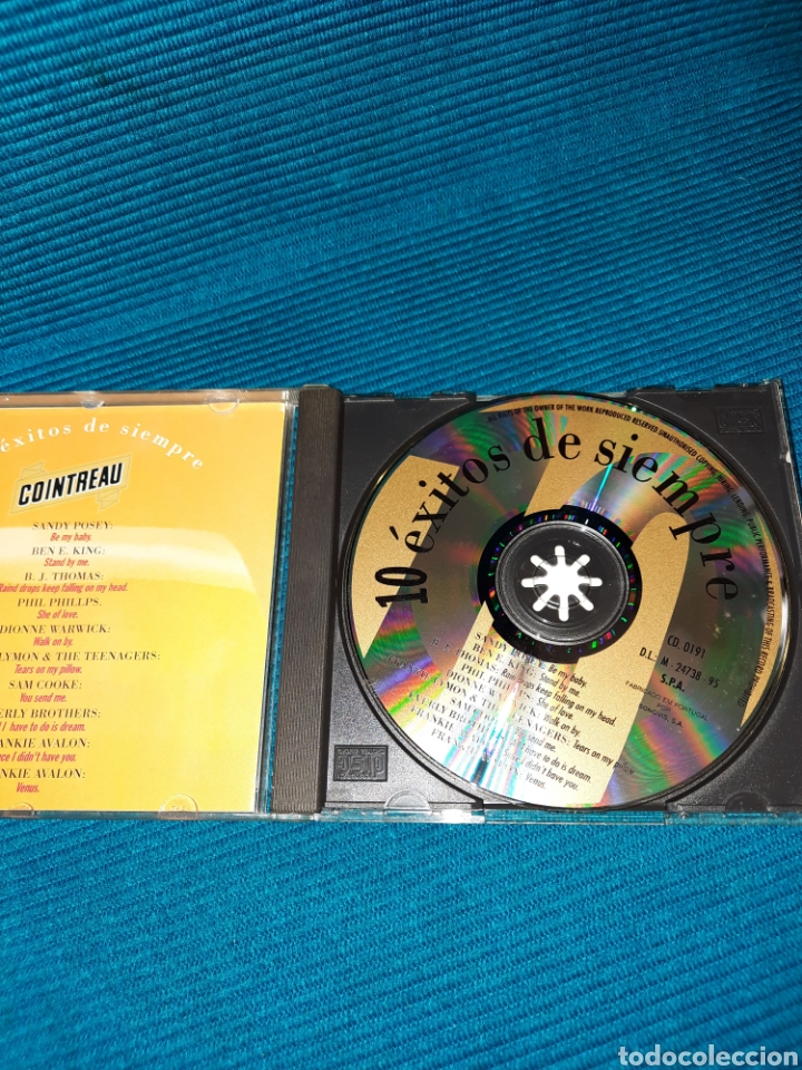 CDs de m&uacute;sica: CD COINTREAU 10 ,&Eacute;XITOS DE SIEMPRE - Foto 3