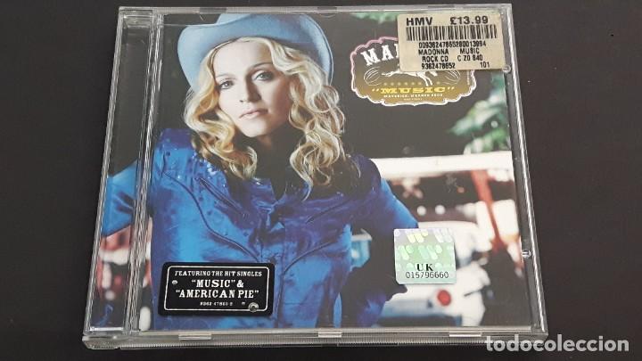 CDs de m&uacute;sica: CD MADONNA - &rdquo;MUSIC&rdquo; - A&Ntilde;O 2000 - ED.UK - Foto 1
